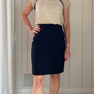 Black pencil skirt